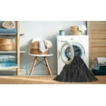 thumbnail image 2 of Ahgly Company Machine Washable Indoor Square Transitional Carbon Gray Area Rugs, 4' Square, 2 of 7