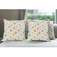 thumbnail image 6 of Ambesonne Floral Throw Pillow Cover 4 Pack, Colorful Graphic Garden, 18", Multicolor, 6 of 7