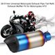 thumbnail image 1 of 38-51mm Universal Motorcycle Exhaust Pipe Tail Refit Exhaust Muffler Fit for Motorcycles ATV, 1 of 4