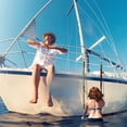 thumbnail image 3 of Boat Launching Ladder Easy Installation Multifunctional Professional Convenient Storage Wear-resistant Vessels Accessory Nylon Webbing Folding Boat Rope Ladder for Water Sports, 3 of 7