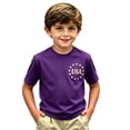 thumbnail image 4 of WEIGFI Child Toddler Boys Tee Independence Day Stars Graphic Print Patriotic Clothes Summer Comfort Casual Stylish Short Sleeve Crew Neck Adorable Party Tops,Purple,2-3 Years, 4 of 4