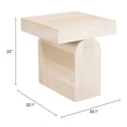 thumbnail image 5 of Mesa Lateral Kiel Beige - Kessa Muebles, 5 of 5