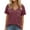Wine, variant on THDHVS Shirts for Women,V Neck Pocket Tee Provides Practical Storage Lightweight for Warm Weather Comfortable,Womens Casual Tops