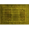 thumbnail image 1 of Ahgly Company Machine Washable Indoor Rectangle Oriental Yellow Industrial Area Rugs, 2' x 3', 1 of 4