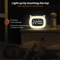 thumbnail image 2 of Reloj Despertador Digital Sailing para Niños con Luz Nocturna Rosa, 2 of 5