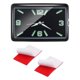 thumbnail image 5 of Reloj adhesivo para salpicadero de coche, accesorios elegantes de acero inoxidable Negro horizontal, 5 of 9