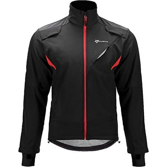 ROCKBROS Cycling Jacket Men Women Thermal Fleece Coat Windproof Jacket Running Biking Hiking L