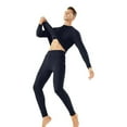 thumbnail image 5 of Long Johns Thermal Underwear for Men with Soft Fleece Lined Long Johns Warm Base Layer Set Fleece Lined Thermal Set Base Layer for Cold Weather Winter Ski,Blue L, 5 of 7