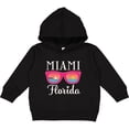thumbnail image 2 of Inktastic Miami Florida Vacation Beach Trip Toddler Hoodie, 2 of 4