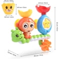 thumbnail image 5 of 1 juguete de baño, juguete para bañera, estación de agua en cascada con tazas apilables, fuente, juguete de ducha de agua para bebés y niños, regalo ER, 5 of 5