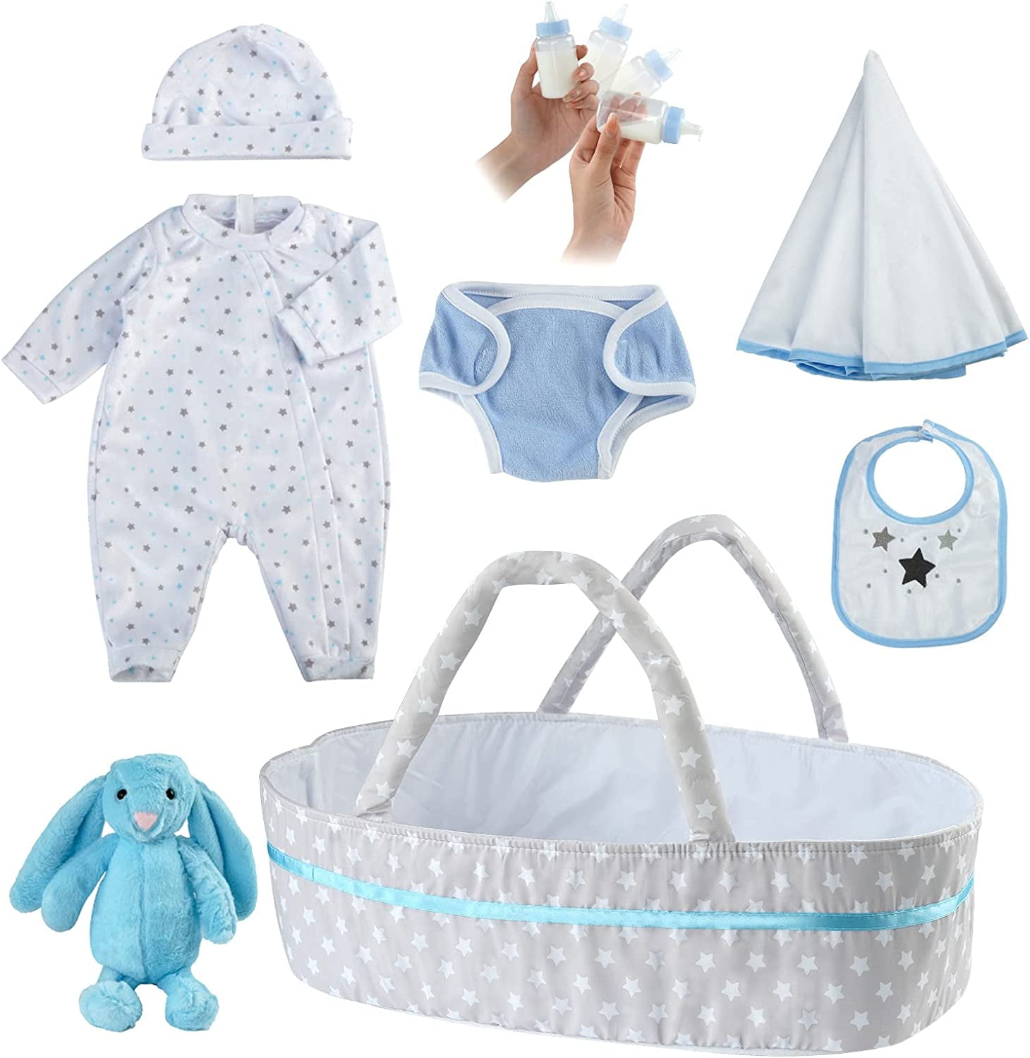 BABESIDE Reborn Dolls Baby Clothes Red Outfit for 20" 22" Reborn Doll