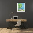 thumbnail image 3 of DeRice, Julie 20x24 White Modern Wood Framed Museum Art Print Titled - Flamingo Christmas II, 3 of 4