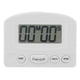 thumbnail image 5 of Reloj digital portátil con temporizador de cuenta regresiva y pantalla LCD grande para uso en cocina (blanco), 5 of 14
