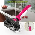 thumbnail image 5 of 2 in 1 Professional Grooming Rake for Cats & Dogs-Dematting Comb for Easy Mats & Tangles Removing,Hair Removal Cleaner for Pets(Rose), 5 of 7