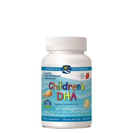 Nordic Naturals Children's DHA Softgels, Strawberry, 360 Ct