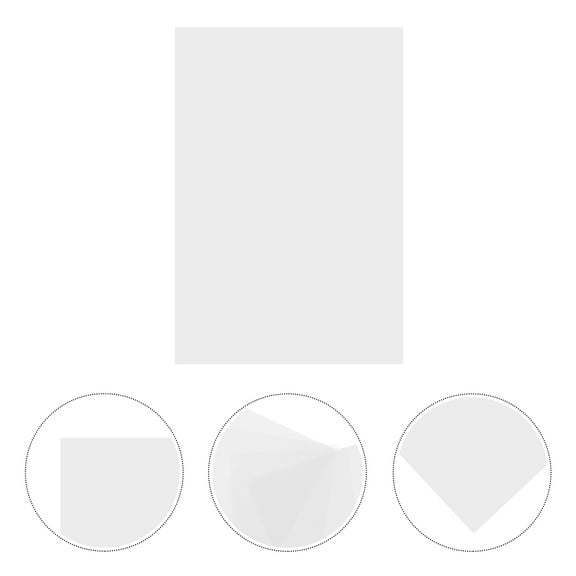 OFFIGAM  10Pack White Thick Cardboard Poster Board Drawing Advertising