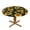 Sunflower, variant on Modern Style Gold Marble Large Round Tablecloth Of 45"-50" Diameter, Retro Elastic Circle Dining Table Cover Cloth Washable for Party Banquet Wedding Indoor Outdoor