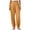 A1_Yellow, variant on Zjunqe Summer Lightweight Gauze Linen Pants for Women Smocked High Waisted Wide Leg Flowy Bootcut Trousers Business Casual Pant Relaxed Fit Yoga Lounge Harem Pants Loose Fit Jogger Pants Black L