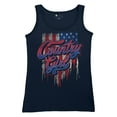 thumbnail image 5 of Country Girl USA Flag Women's Tank Top Patriotic Southern Cowgirl Red White Blue American Pride Life Lovers Gift, 5 of 7