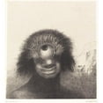 thumbnail image 3 of Odilon Redon 15x16 Black Modern Framed Museum Art Print Titled - The Deform Polyp Floated on the Shores, a Sort of Smiling and Hideous Cyclops (Thedeformed Polyp Floated on the Shores, a Smi, 3 of 5