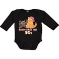 thumbnail image 3 of Inktastic Bring Back The 90s Cool Orange Cat Boys or Girls Long Sleeve Baby Bodysuit, 3 of 5