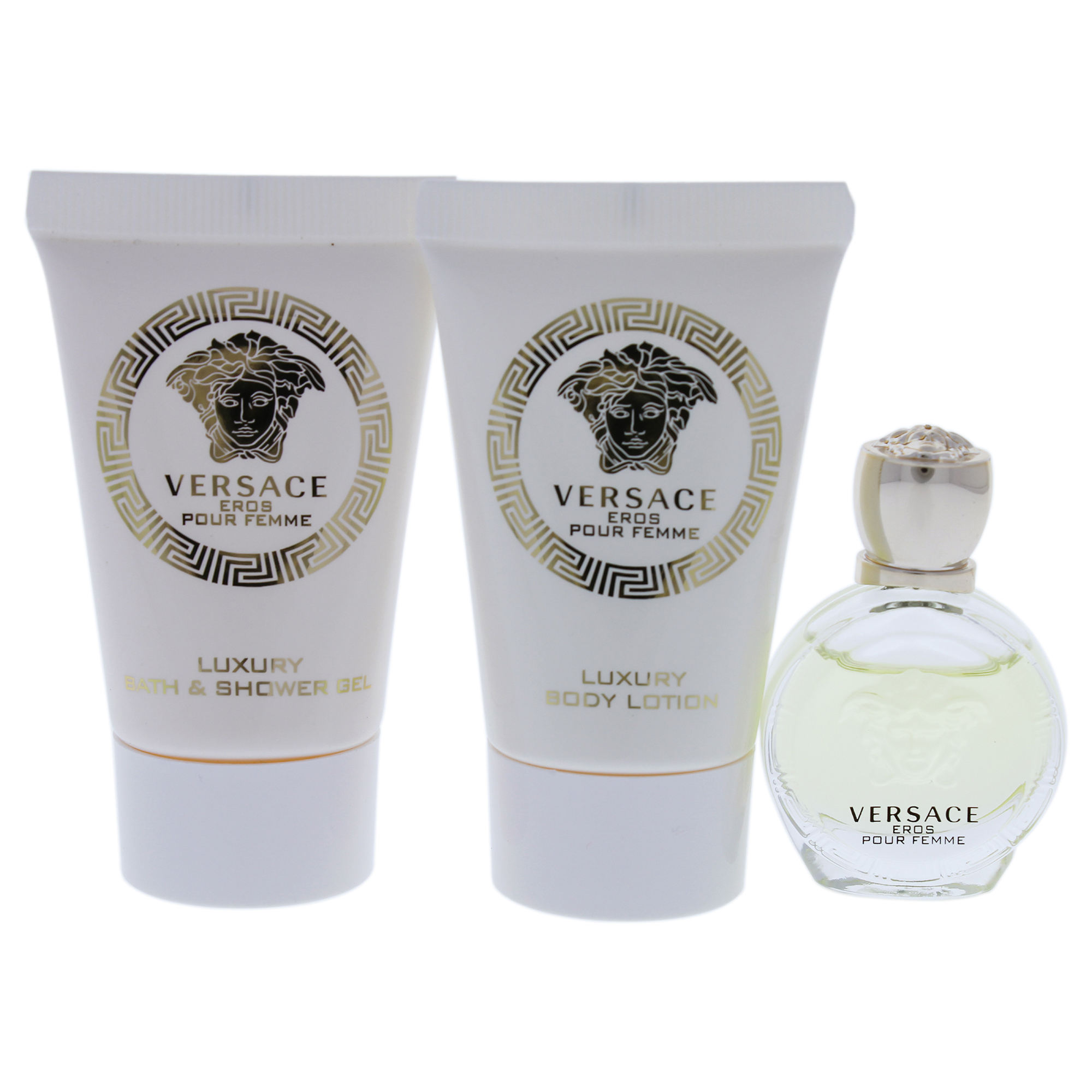 Versace Eros Pour Femme Perfume Gift Set for Women, 3 Pieces