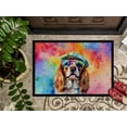 thumbnail image 2 of Carolines Treasures DAC2485MAT 0.15 x 18 x 27 in. Cavalier Spaniel Hippie Dawg Doormat, 2 of 6