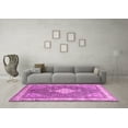 thumbnail image 3 of Ahgly Company Indoor Round Persian Pink Traditional Area Rugs, 6' Round, 3 of 4