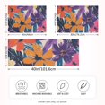 thumbnail image 2 of Yayeee Pillowcase Standard Size Set of 2 Satin Wrinkle Resistant Pillow Case, Colorful Painted Flowers Pattern, 2 of 7