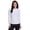 White, variant on RBX Active Women's Long Sleeve Closed Mesh Workout Top
