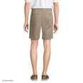 thumbnail image 2 of Lands' End Men's No Iron 9" Comfort Waist Plain Front Chino Short, 2 of 6