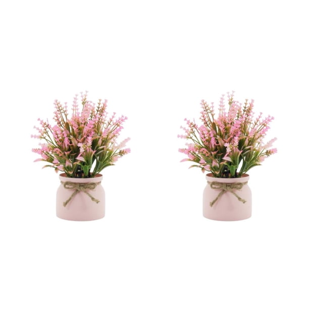 Plantas en maceta falsas Billuyoard Estilo nórdico Maceta de escritorio artificial Bonsái de plástico