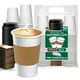 thumbnail image 1 of 50 Vasos de Cartón 16 oz (473 ml) con Tapa y Manga Protectora - Vasos Térmicos para Bebidas Calientes - Kit de 50 Piezas Biodegradables Best Trading VCAF16, 1 of 8
