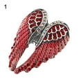 thumbnail image 5 of SmartBy Lady Fashion Multicolor Rhinestone Wings of Angel Charm Ring Finger Jewelry Gift, 5 of 8