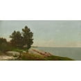 thumbnail image 3 of John Frederick Kensett 14x9 Black Modern Framed Museum Art Print Titled - Study on Long Island Sound at Darien, Connecticut (1872), 3 of 5
