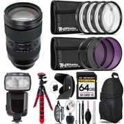 Tamron 35-150mm f/2-2.8 Di III VXD Lens for (Sony E) +7 Piece Filter & More - 64GB Kit