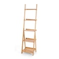 thumbnail image 2 of Corner Ladder Shelf Storage Shelving, 5 Tier Books/CDs/Albums/Files Holder in Living Room Home Office,Simple Assembly, 2 of 7