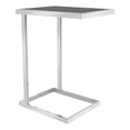 thumbnail image 2 of Pasargad Home Luxe Glass & Steel End Table, 2 of 5