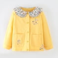 thumbnail image 4 of WOLLED 1-9Y Toddler Baby Girls Long Sleeve Floral Jacket Outwears Kids Spring Fall Cardigan Coat Sweet Doll Collar Princess Blouse, 4 of 10