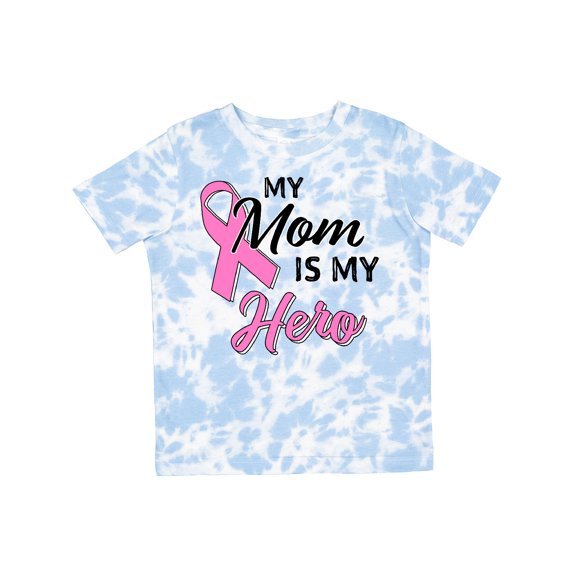 Inktastic My Mom is My Hero Breast Cancer Awareness Boys or Girls Toddler T-Shirt