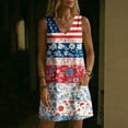thumbnail image 6 of Blmnix Beach Dress for Women Tank Striped Dress Hawaiian Dresses Under Dress Sleeveless V-Neck Mini Adaptable Spring Dresses for Women XXL, 6 of 6