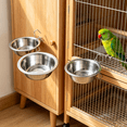 thumbnail image 3 of ACDANC 2026 New Metal Dog Pet Bowl Cage Crate Non-Slip Hanging Food Dish Water Feeder with Hook Metal Dog Bowls, 3 of 6