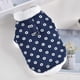 thumbnail image 3 of Abrigos para perros pequeños y medianos, chaquetas de forro polar, abrigos florales para cachorros, abrigos de pana de invierno, chaqueta con anilla en D para chihuahuas (azul), 3 of 5