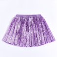 thumbnail image 2 of EnJoCho Toddler Girl Tutu Skirt Girls Skirt Sequin Pleated Skort Sparkly Min𝗂 Skirt for Girls Birthday Dance Music Concert Clothes, 2 of 4