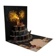 thumbnail image 3 of Interactive Birthday Pop-Up Greeting Card: Music, LED Light, Firework Display, and Flying Butterfly!, 3 of 6