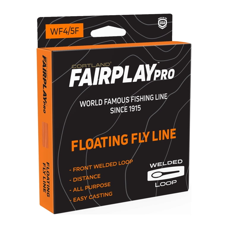 Cortland Fairplay Pro WF4/5F Front Welded Loop Fly Fishing Line