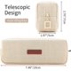 thumbnail image 3 of Small Pencil Case Student Pencil Pouch Coin Pouch Cosmetic Bag Office Stationery Organizer For Teen School-Beige, 3 of 5