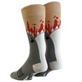 thumbnail image 5 of Mens Shark Attack Socks Funny Jaws Funny Sayings Cool Gag Gift Novelty Footware, 5 of 8