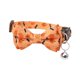 thumbnail image 2 of Collar de Gato Yuyangstore Ajustable con Pajarita y Campana Naranja, 2 of 8