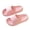 Pink, variant on Boys Girls Cloud Slides Sandals Summer Bathroom Slippers Unisex Thick Non Slip Indoor Outdoor Home Sandals Red